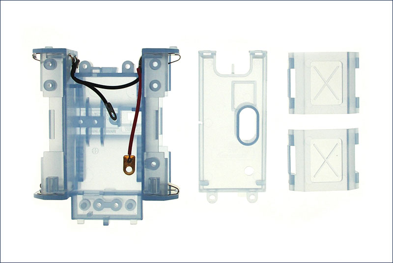 Kyosho #MVF2CB MiniZ Chassis blau-transparent