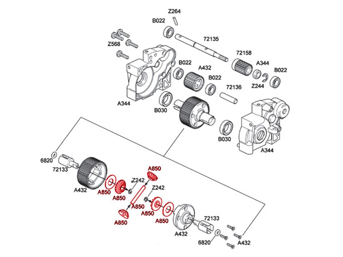 HPI #86014 Sprint Kegeldifferential