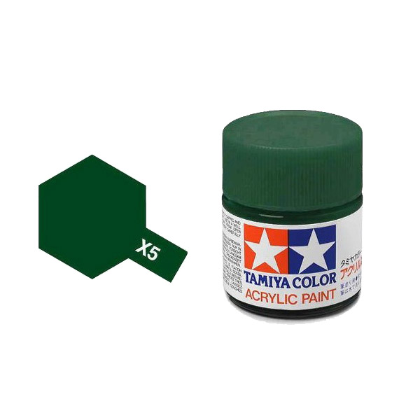 Tamiya #81005 Acrylic X-5 Grün (23ml) (23 ml) Tamiya #81005 Acrylic X-5 Grün (23ml) (23 ml)