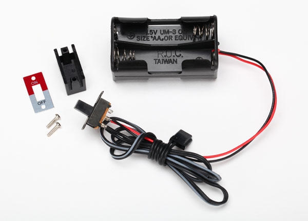 Traxxas #3170X Battery Holder 4-Cell / Switch Traxxas #3170X Battery Holder 4-Cell / Switch