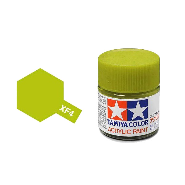 Tamiya #81304 Acrylic XF-4 Gelbgrün (23ml) (23 ml)