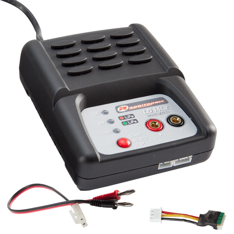 Robitronic #R01009 Ladegerät LD14Lz LiPo / LiFePo 1-3S 1-4A AC Robitronic #R01009 Ladegerät LD14Lz LiPo / LiFePo 1-3S 1-4A AC