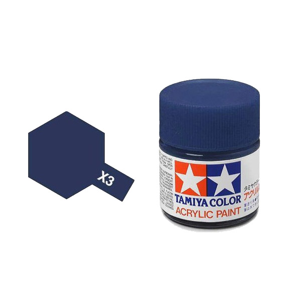 Tamiya #81003 Acrylic X-3 Königsblau (23ml) (0.023l)
