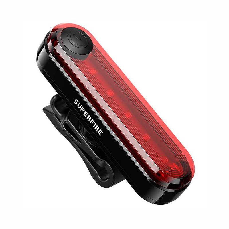 Superfire Fahrradlampe BTL01 Rücklicht 230mAh USB