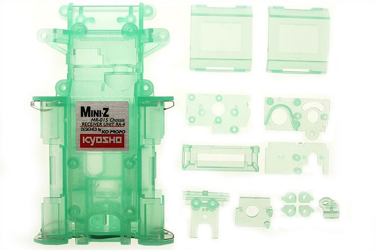 Kyosho #MZF151CG MiniZ Chassis transparent grün