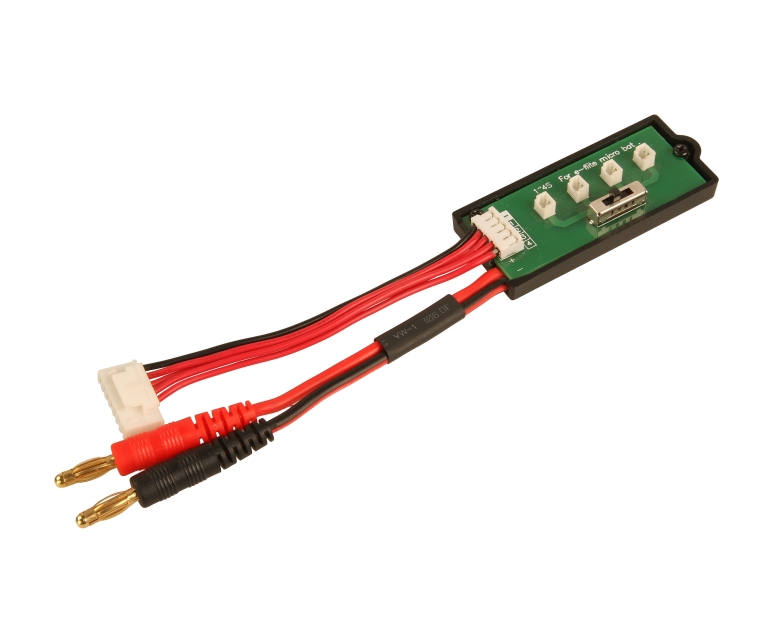 Robitronic #R19030 Micro Flug LiPo Adapter bis 4 Zellen