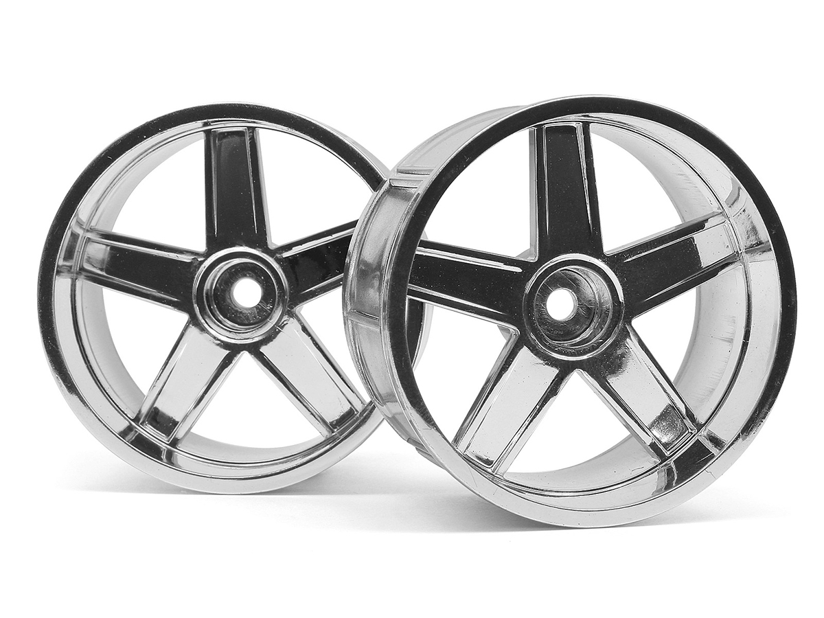 HPI #33477 LP32 Felge MF Chrom 32mm/6mm Offset 2 Stück