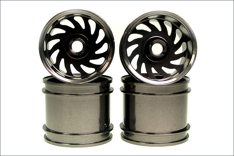 Kyosho #MMH20GM MiniZ Felgen Monster tief eisenfarben Lamellen