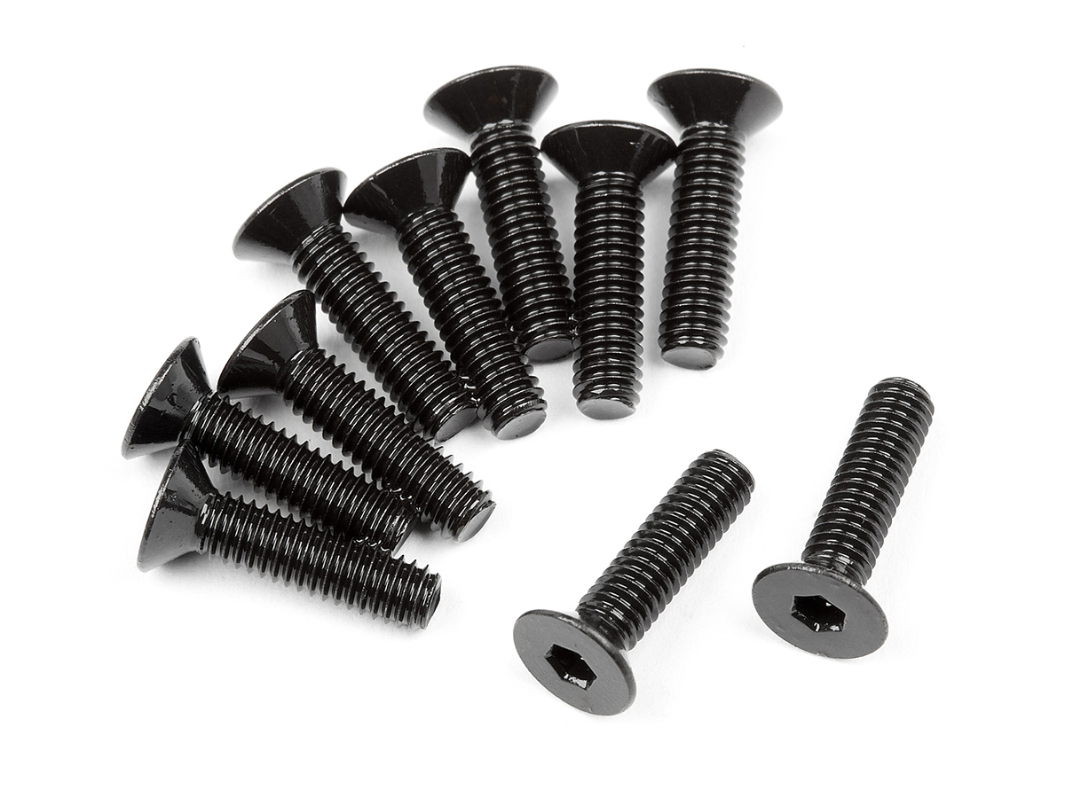 HPI #107375 Senkkopfschraube M2.5X10mm Innensechsk. 10 Stück