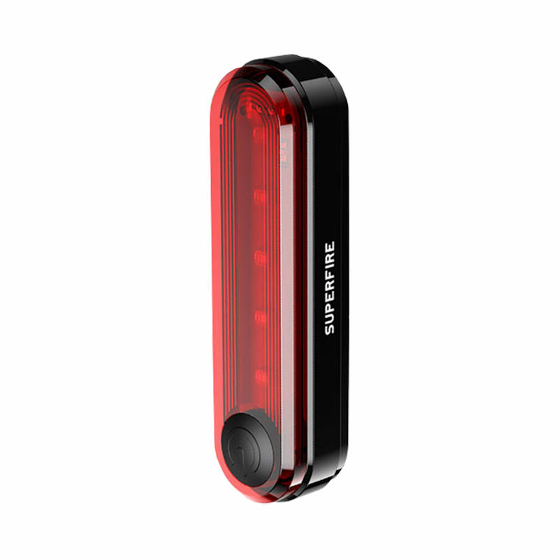Superfire Fahrradlampe BTL01 Rücklicht 230mAh USB