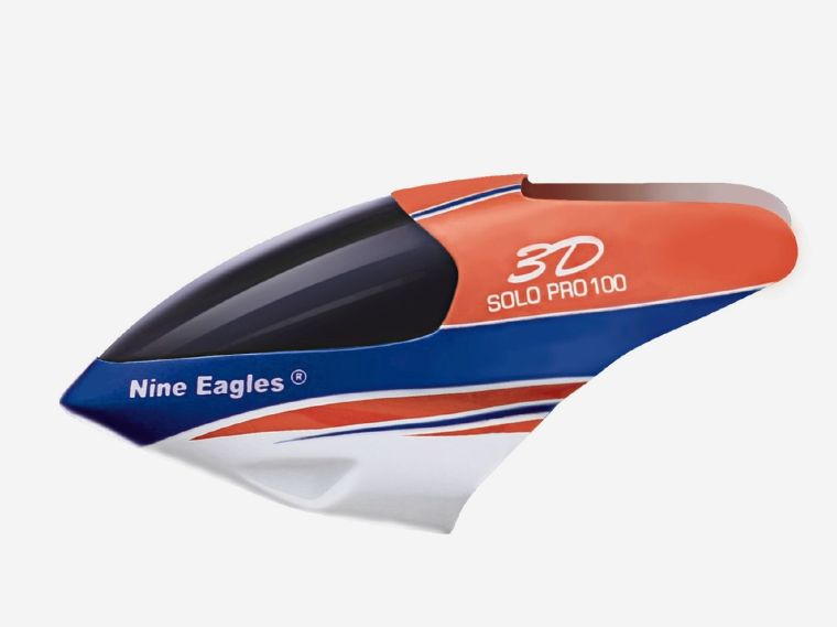Nine Eagles #250901 Kabinenhaube SoloPro 100D rot-blau