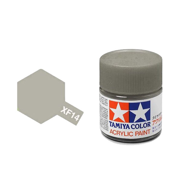 Tamiya #81314 Acrylic XF-14 Jap. Armygrau (23ml) (0.023l)
