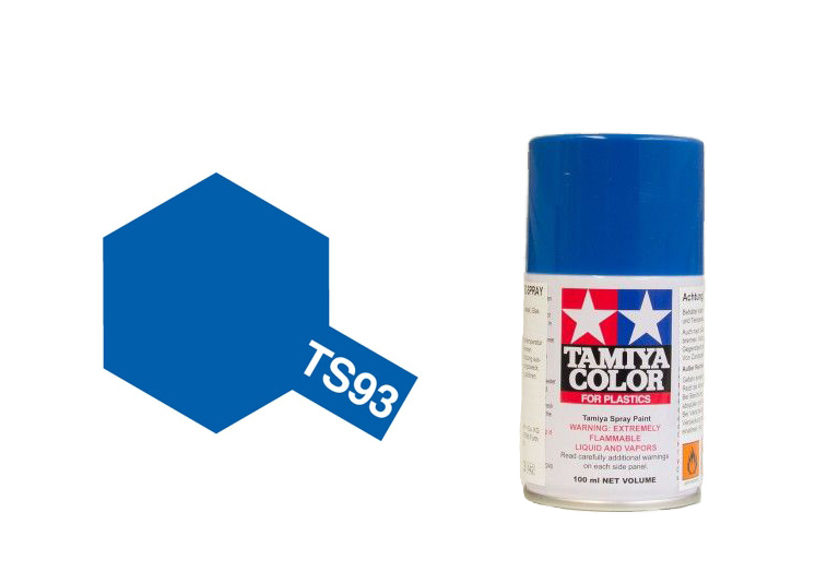 Tamiya #85093 Spray TS-93 Pure Blue (0.1l)